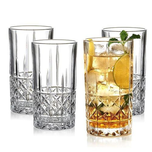 6 Pieces Drinking Glasses Set - Transparent