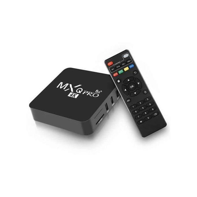 2GB RAM 16GB ROM 4K Ultra HD TV Box 5G Android TV Box - Black