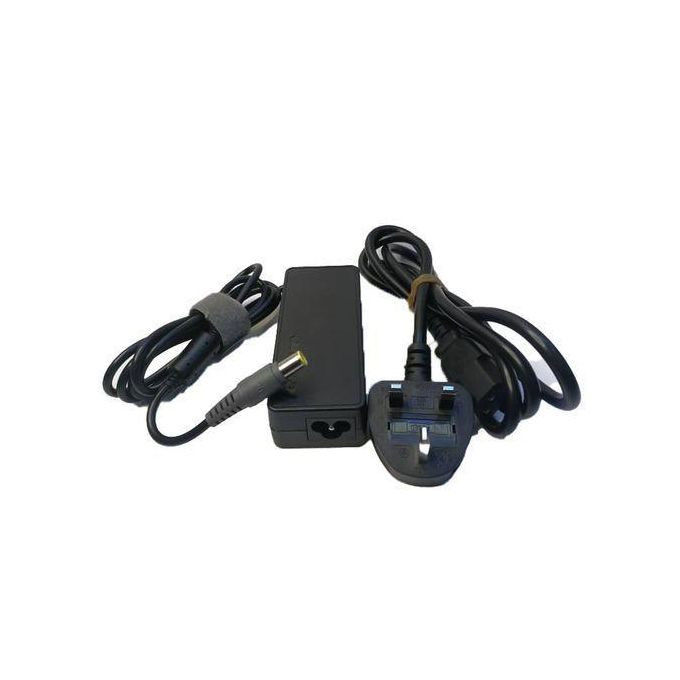Round Pin 20V 3.25A AC Laptop Adapter Charger Plus Power Cable - Black