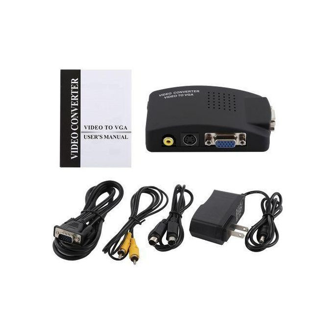 High Resolution (RCA) Video and S-Video to VGA Conversion