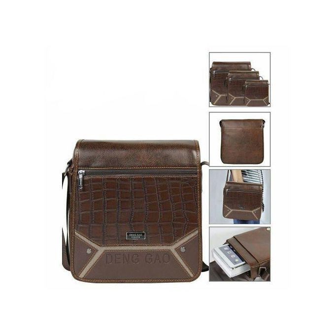 3 Piece Hand Shoulder Bags Side Crossbody Bags- Brown