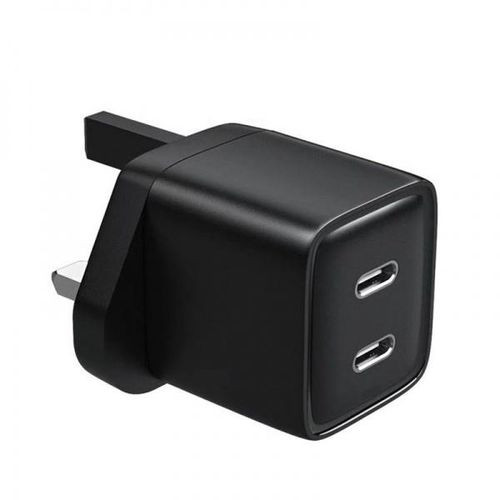 AD-30 Charger Adapter Fast Charging PRO Max Plug Dual Type-C Wall Charger for iPhone- Multicolor
