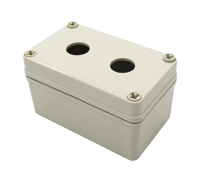 Tronic Push Button Box PVC 2Way W80XH130XD70MM EN 0813-K2-TJ-AG EN 0813-K2-TJ-AG