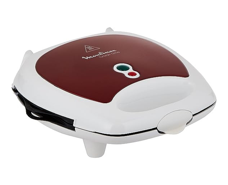 Moulinex Sandwich Maker 2 slice - 3in1 SANDWICH GRILL PANINI/waffle - SW612543