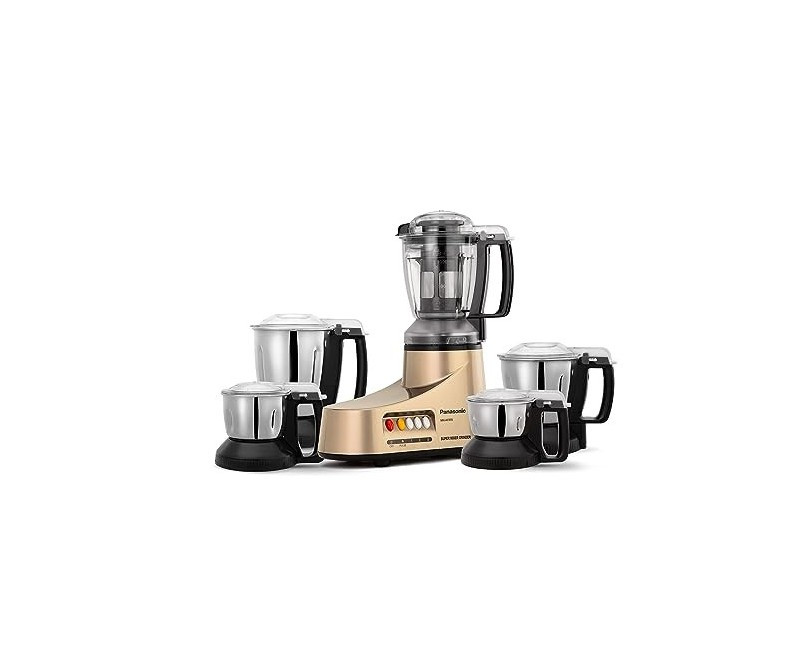 Panasonic mixer grinder 5 Jars 1000W Stainless Steel Jars - MXAC555
