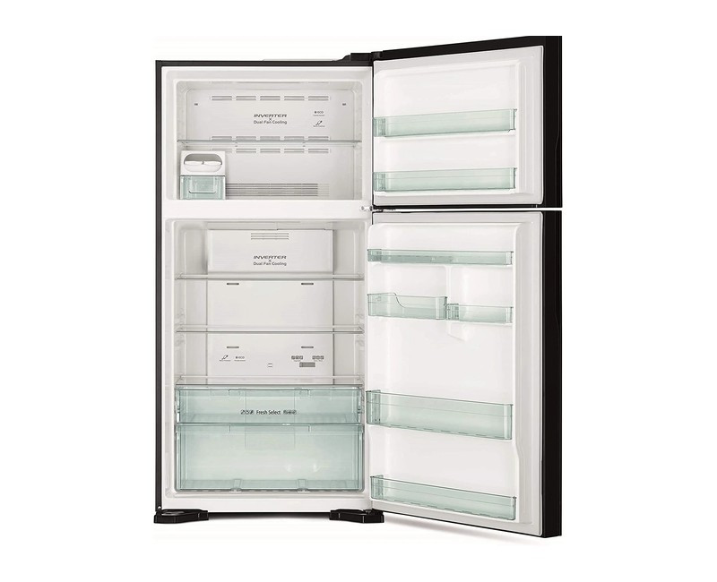 Hitachi Fridge 565/510 LITERS, RV750PUN7BSL - BRILLIANT SILVER