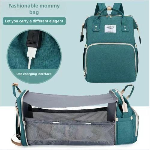 fashion Baby large capacity folding bed changing bag