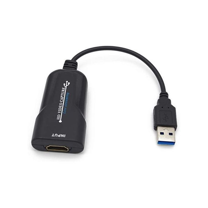 Generic Hdmi Video Capture Card USB 3.0 HDMI Video - Black