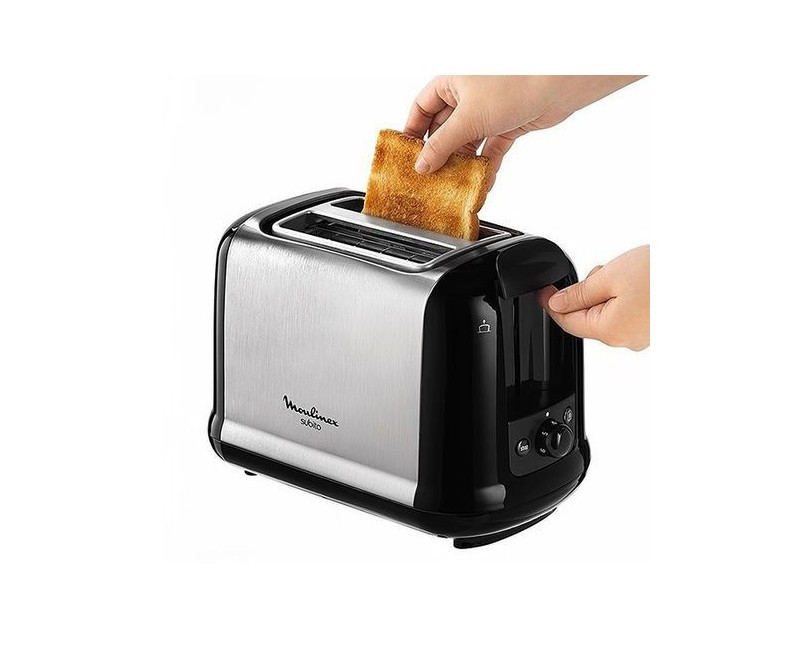 2 Slice Electric Toaster - Silver