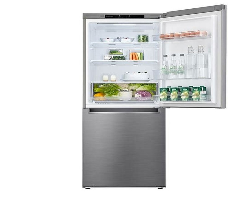 LG Fridge 306 Litres, Double Door, Bottom Freezer,with Inverter Linear Compressor GC-B369NLJM