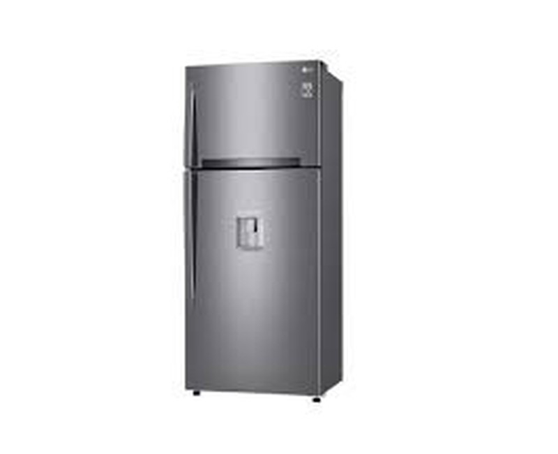 LG Fridge 438 Litres, Double Door, Platinum Silver color GLC652HLCM