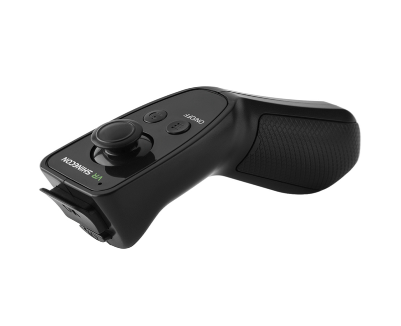 SHINECON Wireless Blue tooth Gamepad VR Controller 3D Glasses -Black