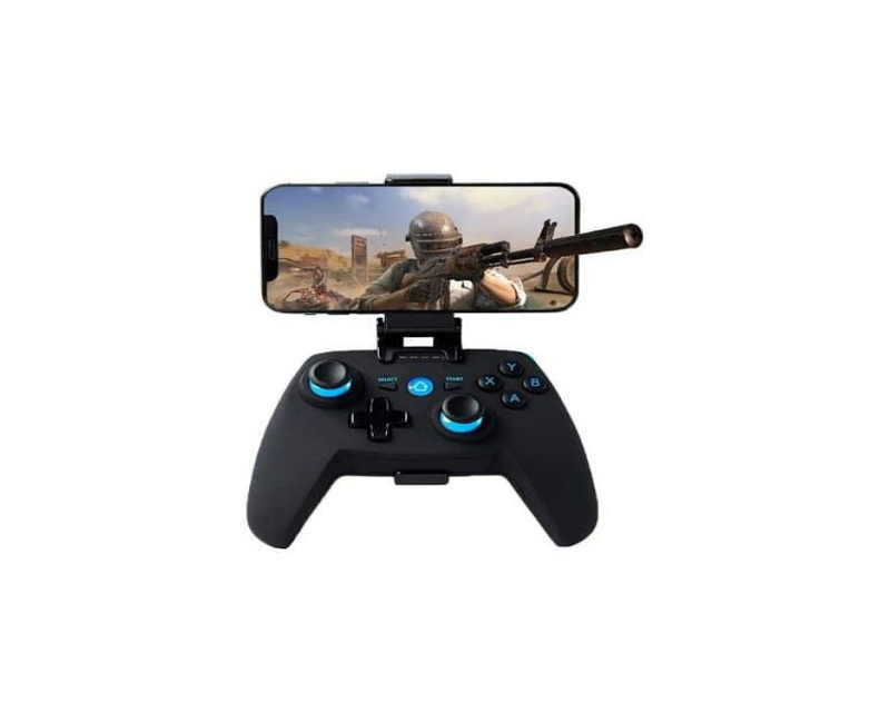 Wireless Programmable Game Controller Professional Gamepad for Phone/ Tablet/ PC/ PS/ VR/ TV/ Switch/ Drone etc., Gamepad Joystick Compatible with iPhone/ iOS/ Android/ Windows -Black