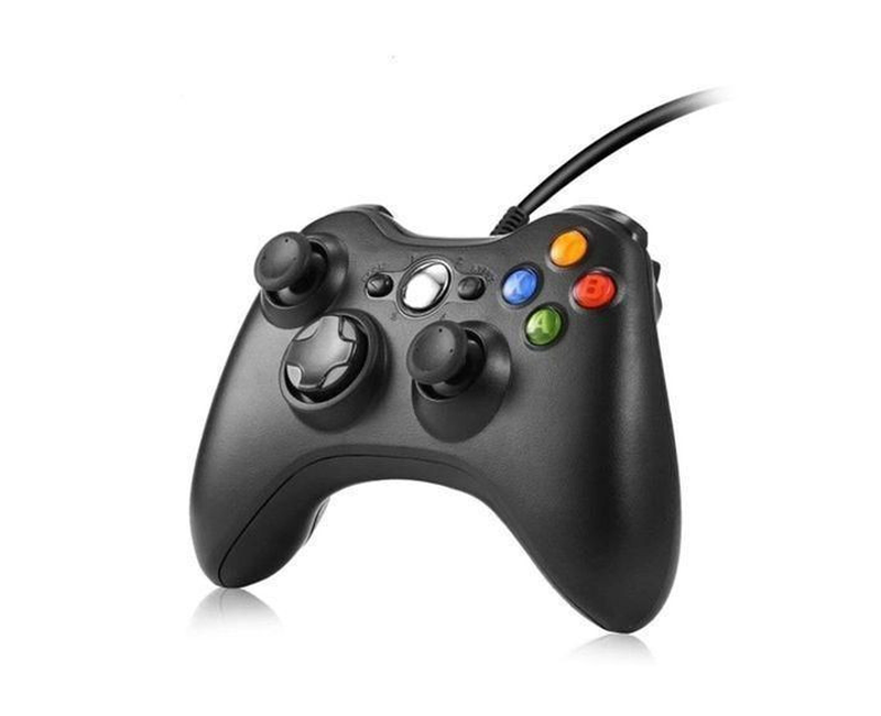 USB Wired Gamepad For Pc Black