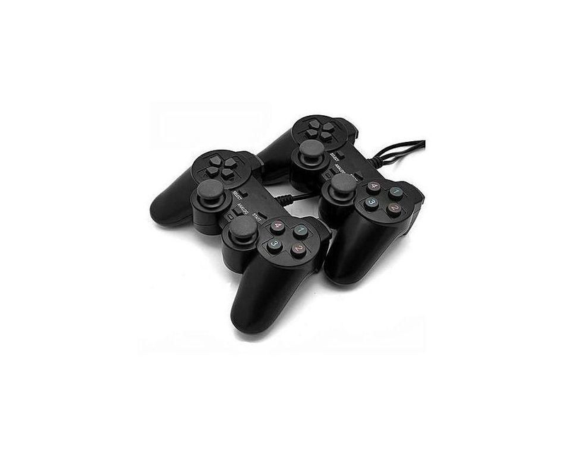Twin USB GamePad Double Shock Controller For PC