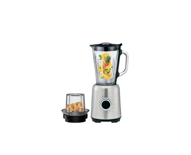 2-In-1 Heavy Duty Glass Blender 1.75 Liters - Transparent