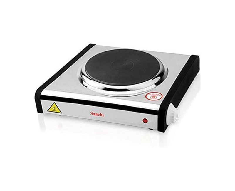 Quality Electric Hotplate With Single Burner-Silver