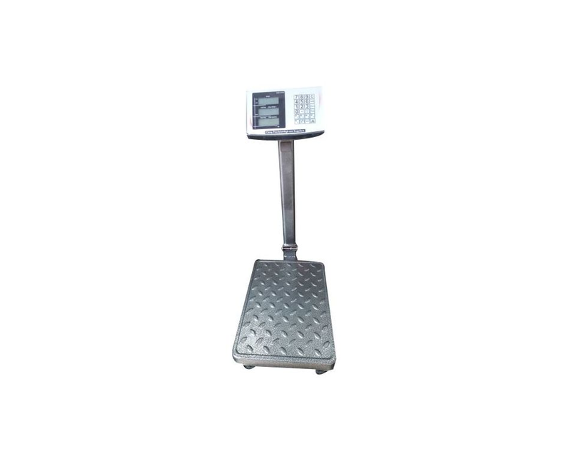 Electronic Rechargeable Digital Weighing Scale-Silver