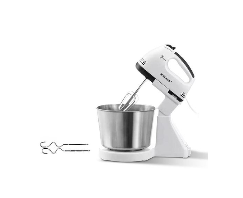 Powerful Electric Standmixer For Kneading Dough And Mixing Ingredients When Baking-Multicolour