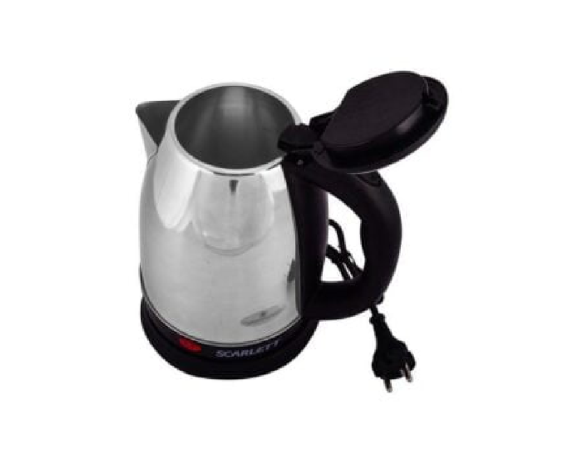Electric Kettle For Boiling Water Of 1.7 Liters-Silver/Black