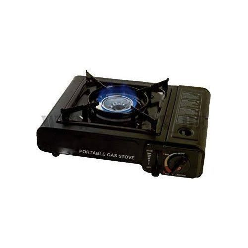 Portable Single Butane Gas Cooker Stove - Black