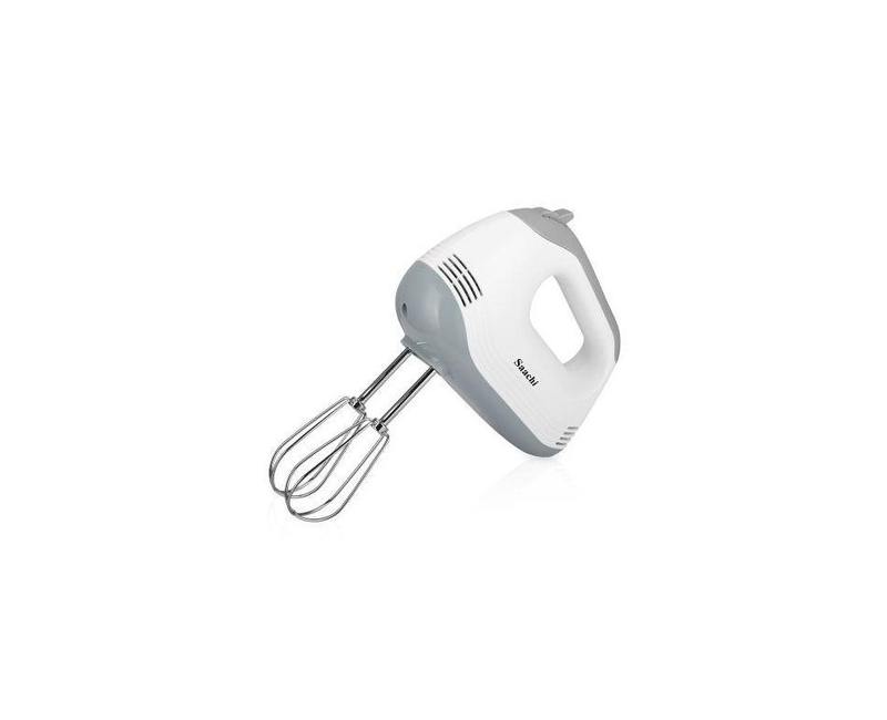 Saachi 7-Speed Hand Mixer Egg Beater - White.