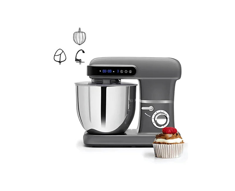 10Ltr Stand Mixer 1200Watts Bowl Capacity Extra Powerful Motor 6 Power Level With Lid Bowl Cover -Multicolor