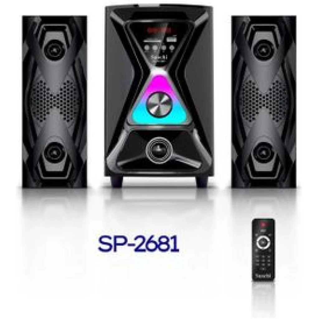 Saachi 2.1 MULTIMEDIA SPEAKER SYSTEM black
