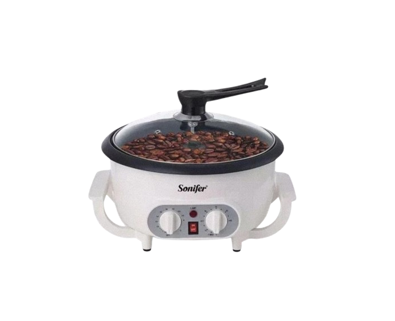 Multipurpose Electric Coffee Roaster For Roasting All Kinds Of Coffee Nuts Porpcorns -White/Black