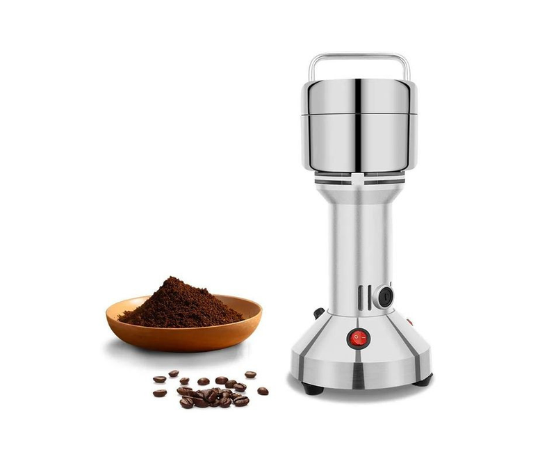 Electric Coffee Spices Grinder For Making Fine Powder-Silver