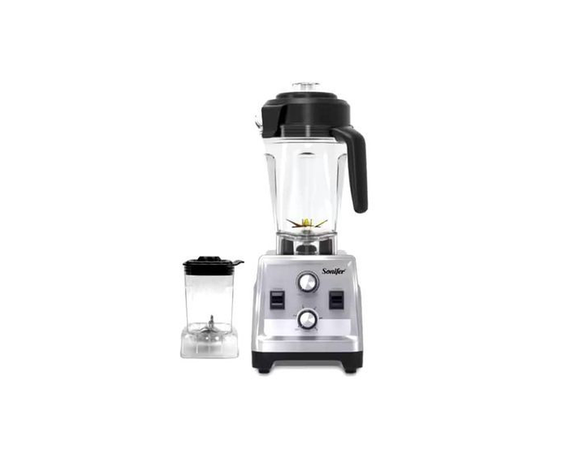 High Efficient Commercial Blender With Plastic Jar Of 3 Liters High Speed And Very Sharp Blades For Crushing Function - Multicolor