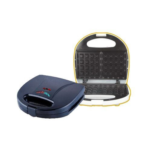 EM-WF-1123 2 Slice Waffle Maker - Black