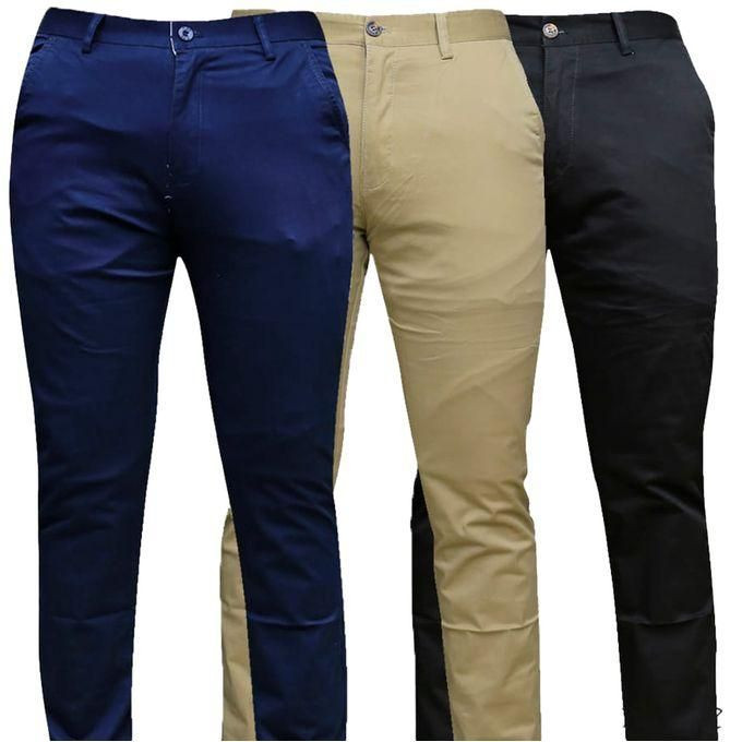 3-pack-of-mens-khaki-stretcher-trousers-maroon-navy-blue-grey