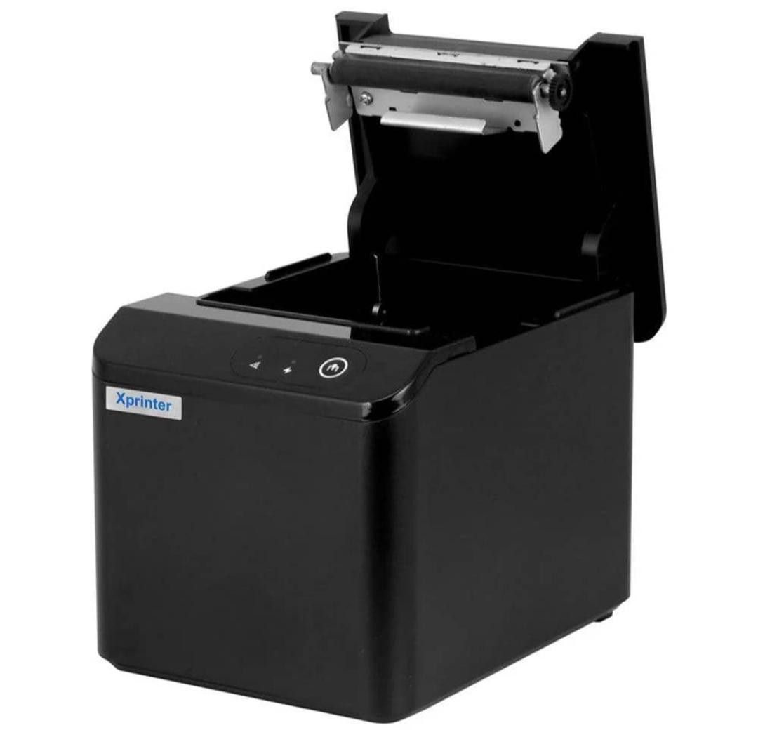 Xprinter 80mm Portable Receipt Printer Hand Printer T80Q USB LAN Port Printer With Auto Cutter POS Printer Kitchen Printer - Black