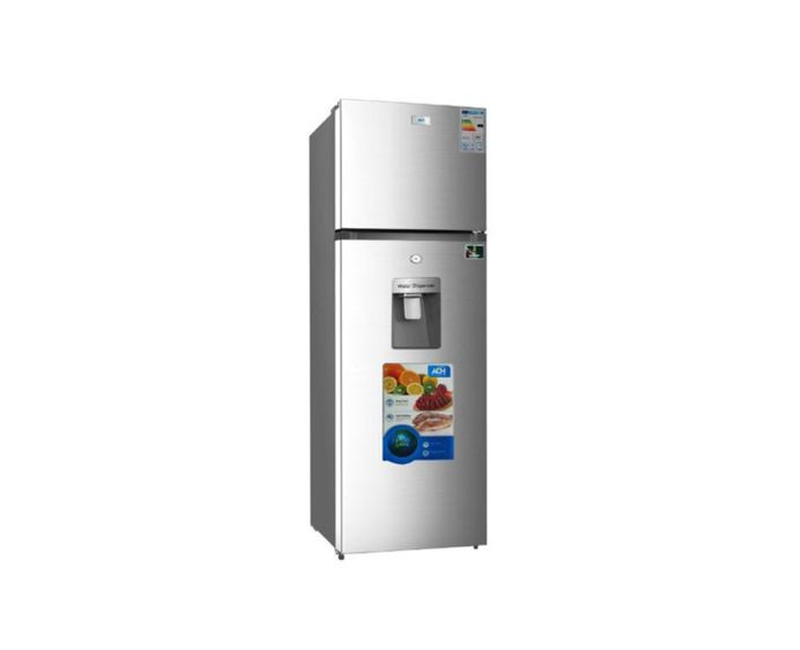 358Litre Fridge Double Door With water Dispenser-Grey/Silver