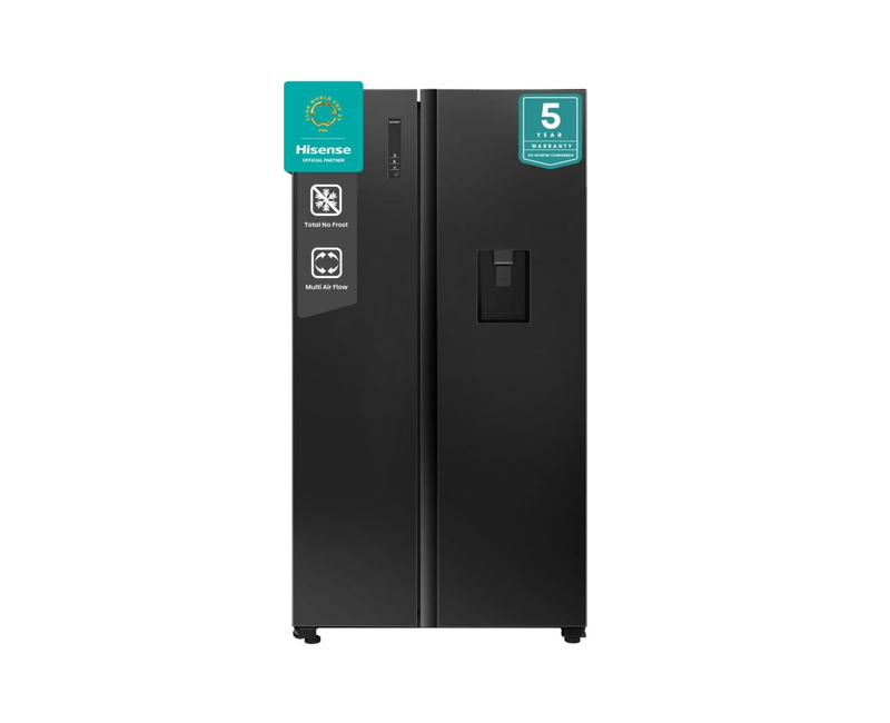 Hisense 750L black side by side