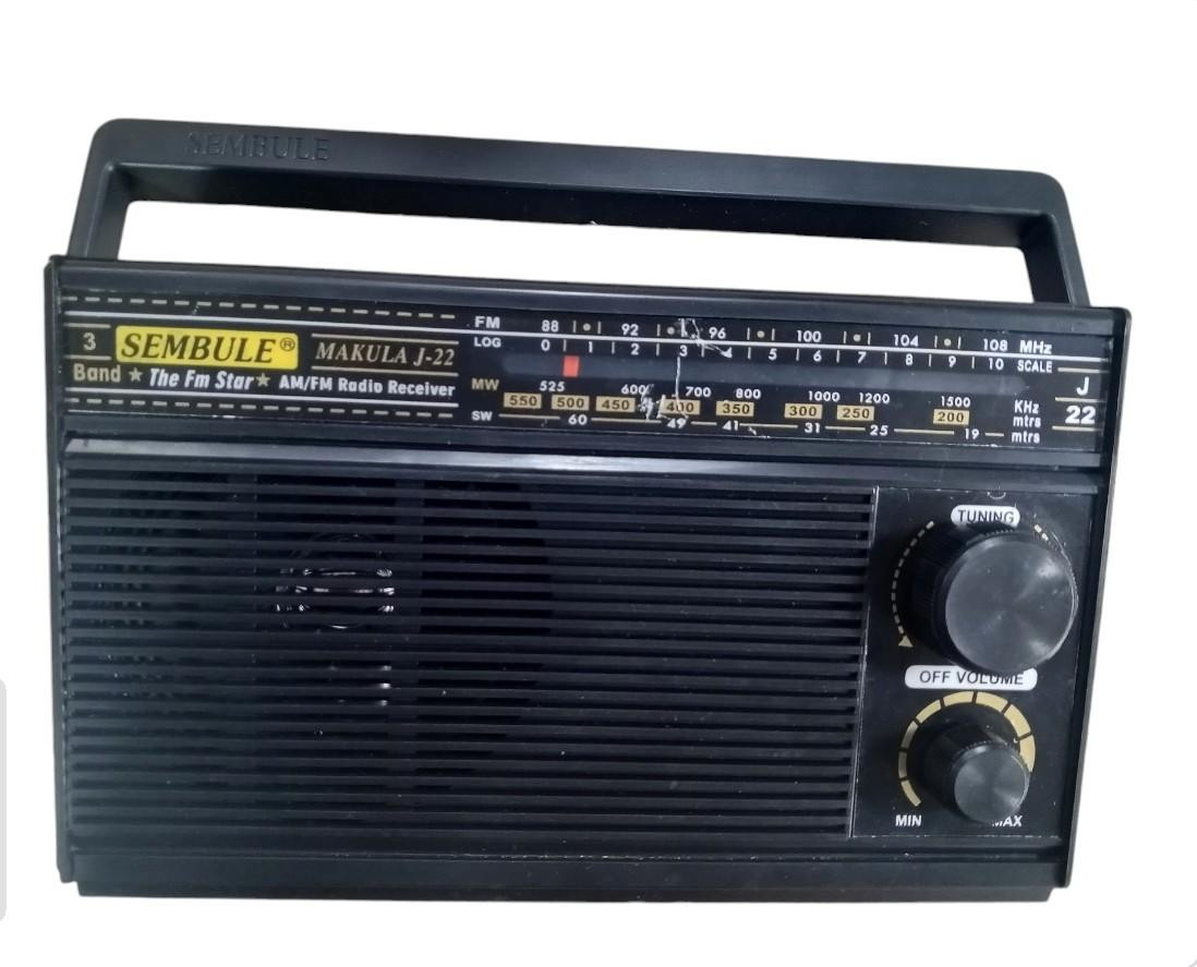 Sembule Portable FM/AM Radio - Black.