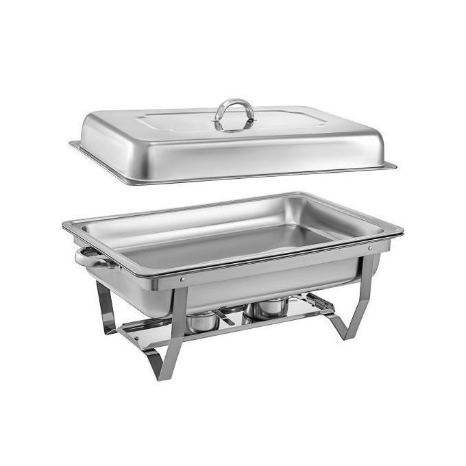 9.5 Litres Heavy Chafing Dishes, Silver