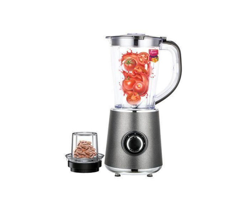 High Performance 2-In-1 Blend And Grind Quality Plastic Blender-Transparent