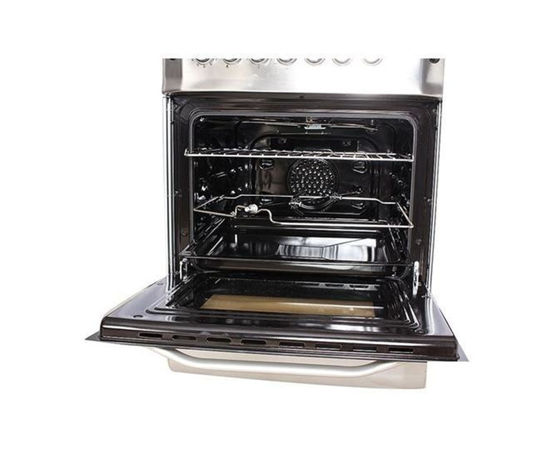Blueflame Electric oven 3002be3img black only, Chicken rotisserie, Manual Timer, Inox, black glass
