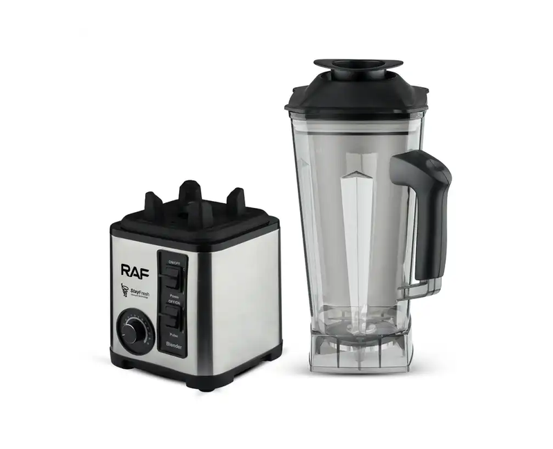 2.5 Liters Heavy Duty Electric Plastic Commercial Blender With Big And Small Jar-Multicolour