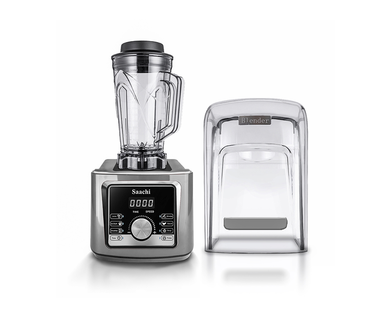 Commercial 4L Silent Blender With Plastic jar Ice Crusher Juicer 1600W -Multicolor