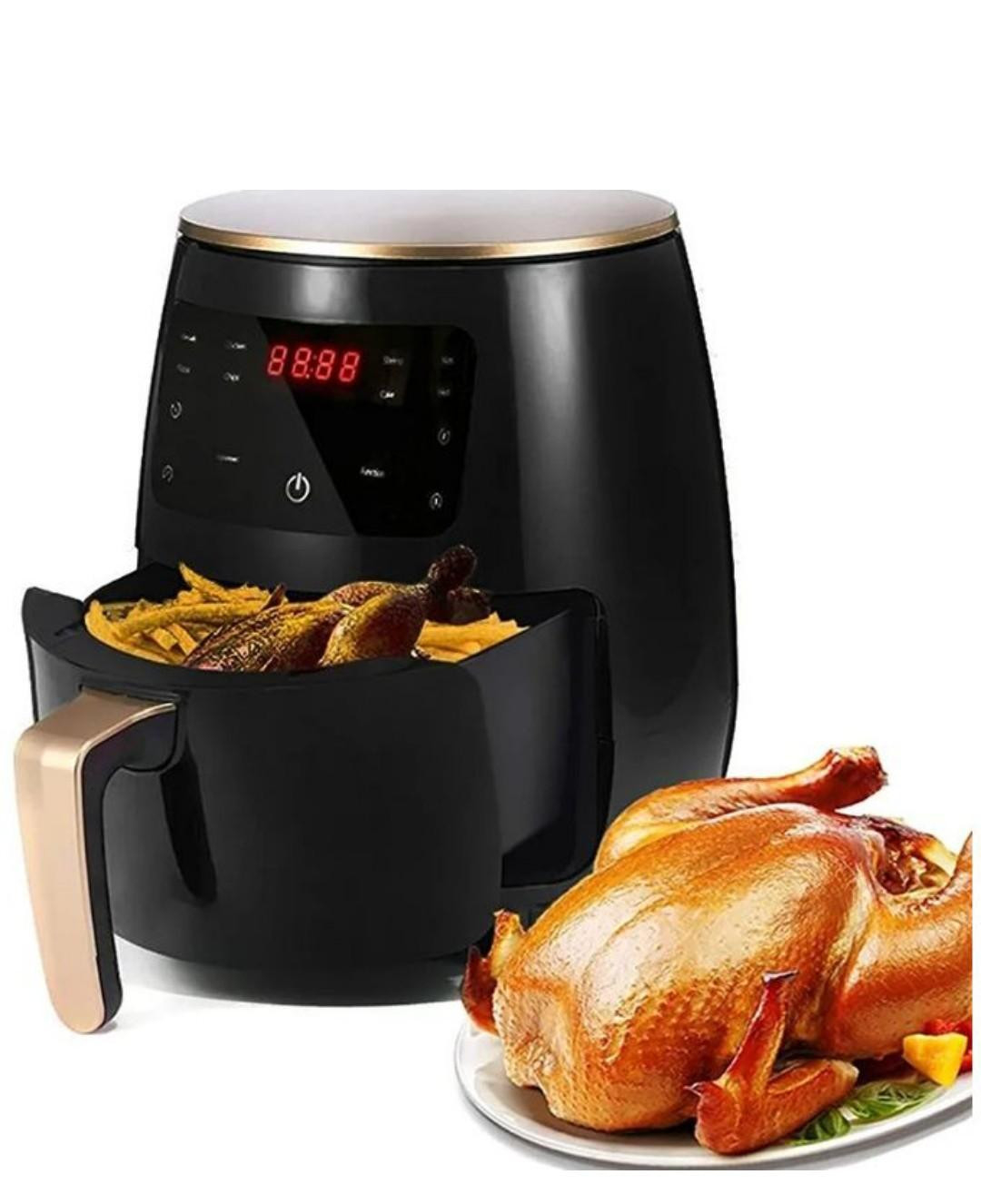 Automatic Digital Air Fryer 6 Litres / 6Litres Digital Air Fryer - Black