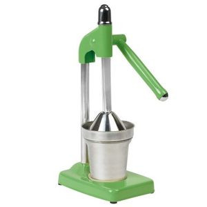 Orange Manual Stainless Steel Juicer-Green/Silver