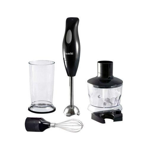 Saachi 4 In 1 Multi Purpose Hand Blender /Chopper - Black.