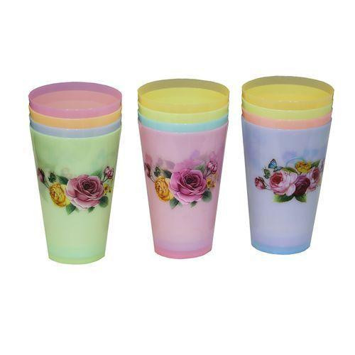 6 Pc Plastic kid's Glasses -multi color