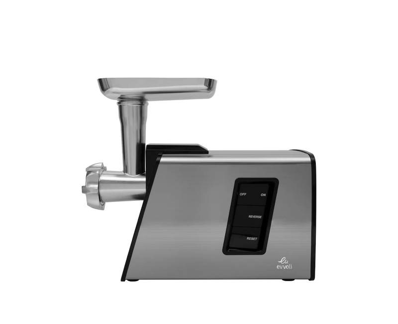 Meat Grinder With Reverse Function And Maximum Locked Power-Silver.