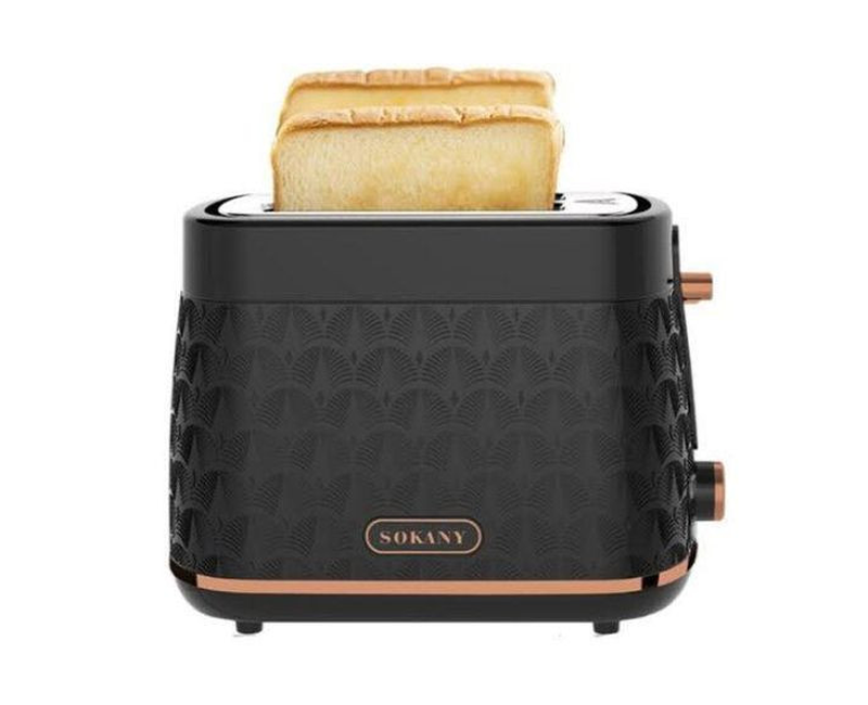 2 Slices Electric Bread Toaster-Black