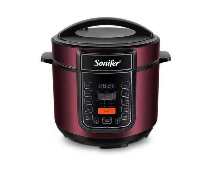 Sonifer Electric Fast Cooking Pressure Cooker Of 5 Liters -Multicolours