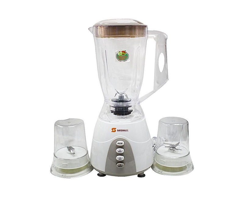 Quality Unbreakable Blender With 2 Mill Grinders-Transparent